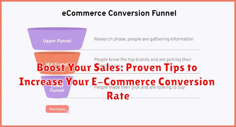 Boost Your Sales: Proven Tips to Increase Your E-Commerce Conversion Rate