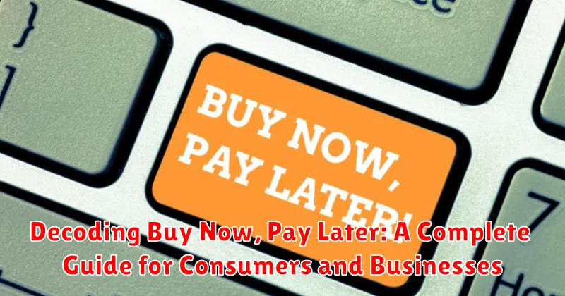 Decoding Buy Now, Pay Later: A Complete Guide for Consumers and Businesses