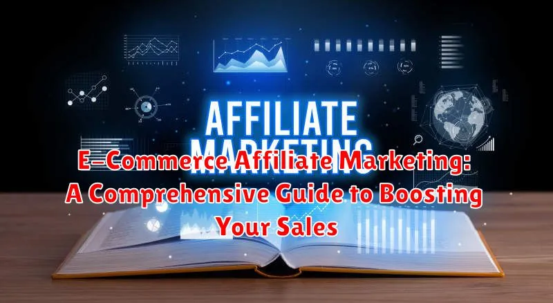 E-Commerce Affiliate Marketing: A Comprehensive Guide to Boosting Your Sales